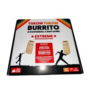 Throw Throw Burrito Extreme Outdoor Edition Dodgeball Card Game Jumbo